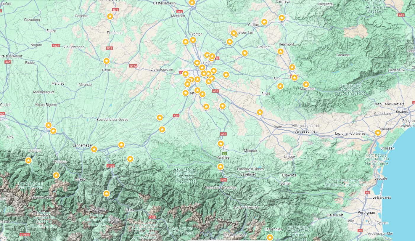 Références tests de réponse thermique région toulousaine