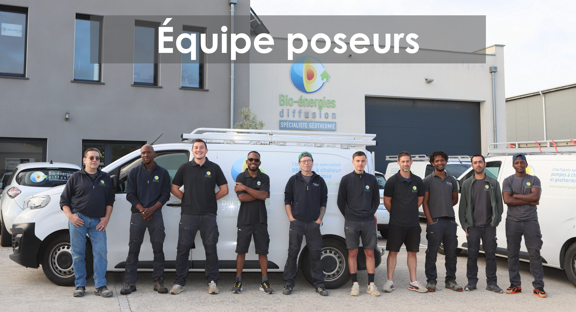 Équipe poseurs